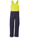 HiHis Two Tone Mens Cotton Drill Action Back OverallStout [53-SW202]