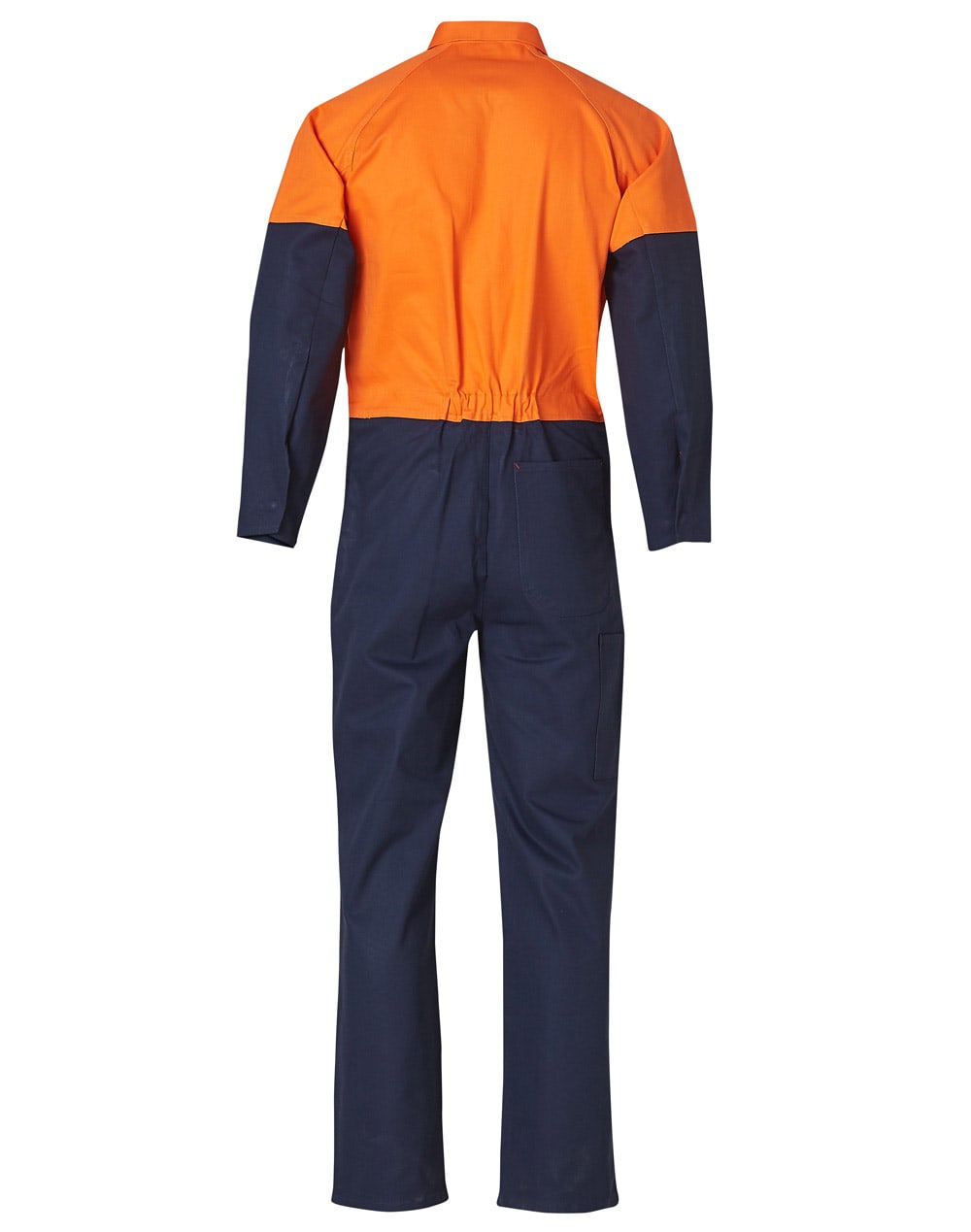 HiVis Two Tone Mens Cotton Drill CoverallStout [53-SW205]