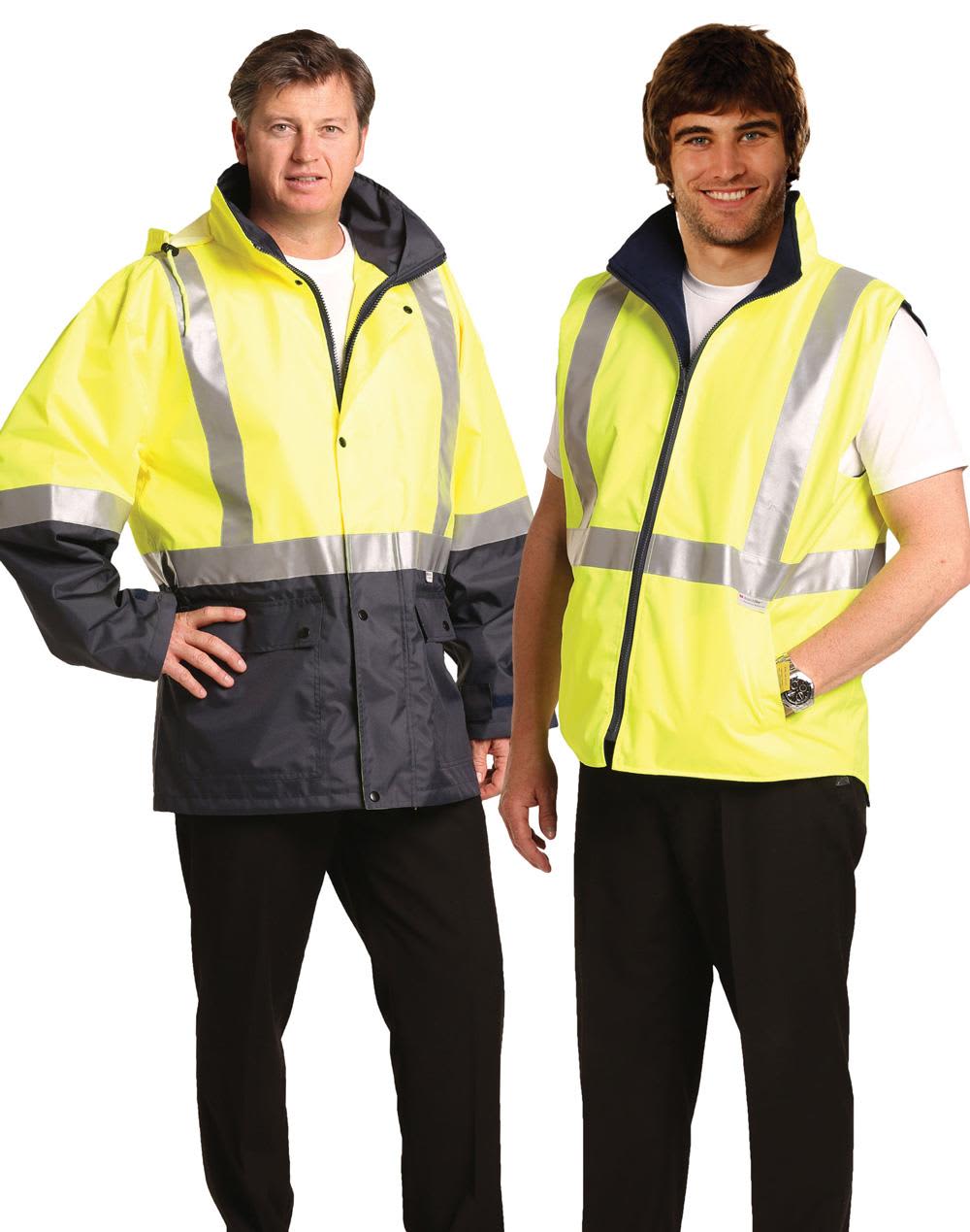 High Vis Reversible Vest And Jacket [53-SW20A]