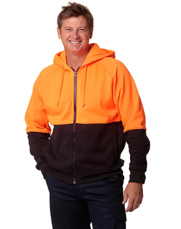 Hi Vis Two Tone Fleece Hoodie [53-SW24]