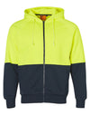 Hi Vis Two Tone Fleece Hoodie [53-SW24]