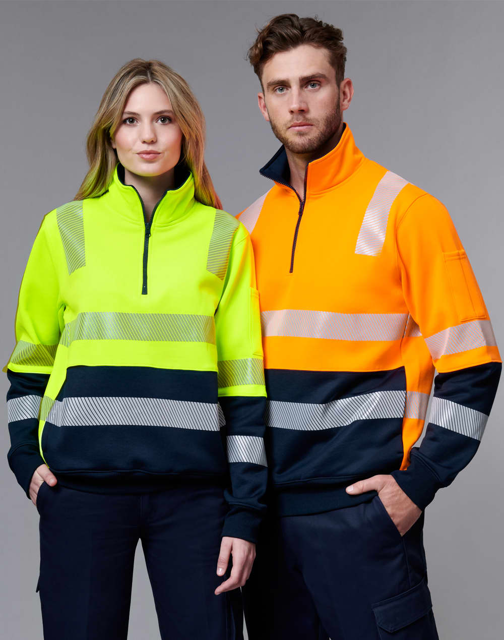 Vic Rail Hi Vis Safety Jumper  Unisex [53-SW32]