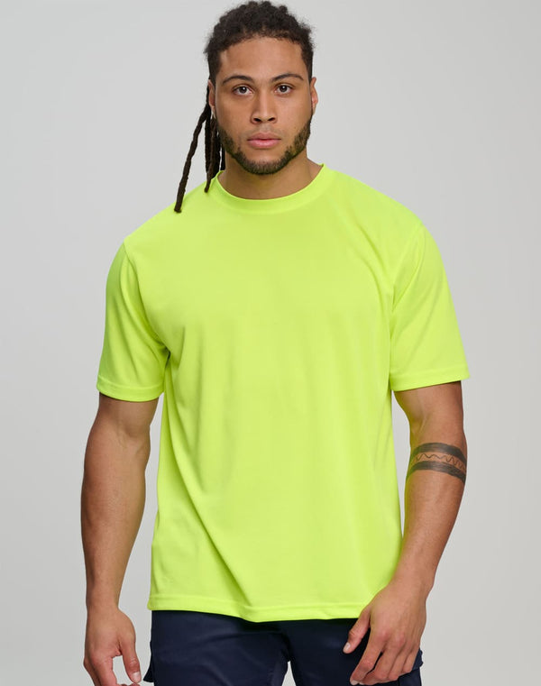 AIW Hi Vis Mini Waffle Safety Tee Unisex [53-SW39]