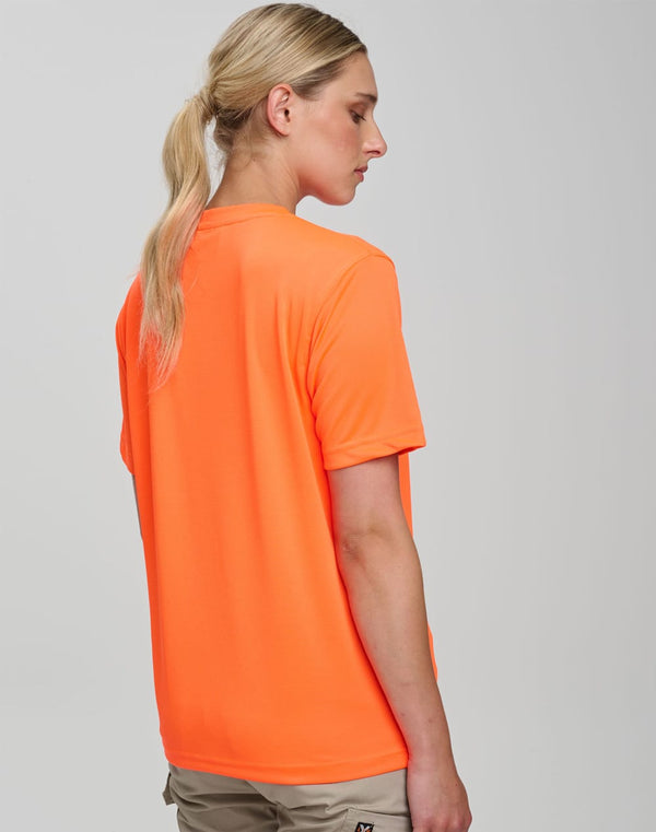 AIW Hi Vis Mini Waffle Safety Tee Unisex [53-SW39]