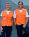 Hi Vis Safety Vest With Id Pocket [53-SW41]