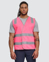 Hi Vis Safety Vest With Shoulder Reflective Tapes [53-SW43]