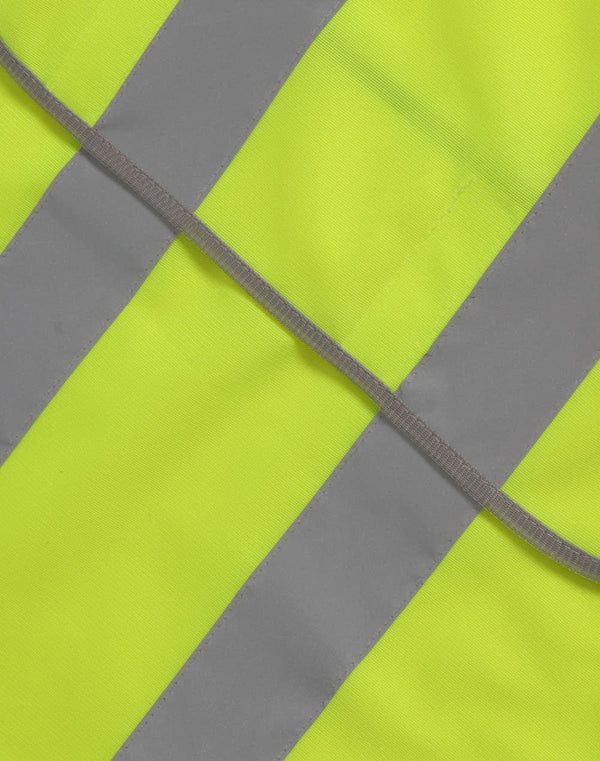 Hi Vis Safety Vest With Shoulder Reflective Tapes [53-SW43]