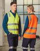 Hi Vis Safety Vest With Shoulder Reflective Tapes [53-SW43]