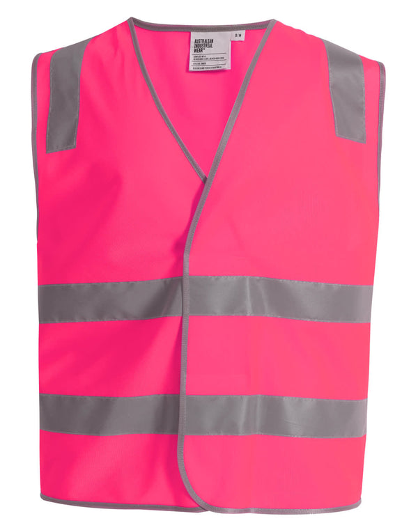 Hi Vis Safety Vest With Shoulder Reflective Tapes [53-SW43]