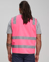 Hi Vis Safety Vest With Shoulder Reflective Tapes [53-SW43]