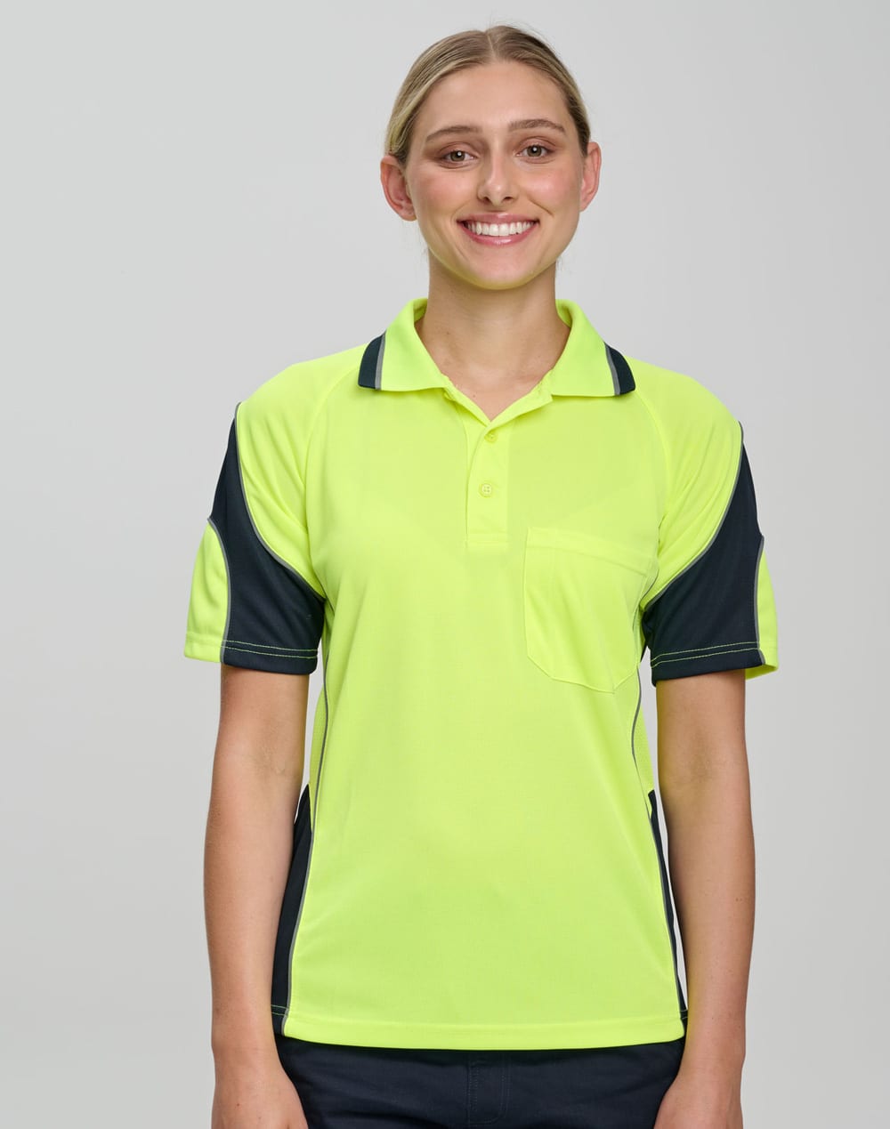 AIW Alliance Short Sleeve Safety Polo   Unisex [53-SW71]