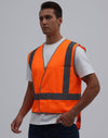 HiVis X Back Safety Vest with Tail [53-SW72]