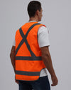HiVis X Back Safety Vest with Tail [53-SW72]