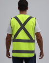 HiVis X Back Safety Vest with Tail [53-SW72]