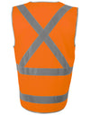 HiVis X Back Safety Vest with Tail [53-SW72]