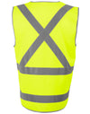HiVis X Back Safety Vest with Tail [53-SW72]