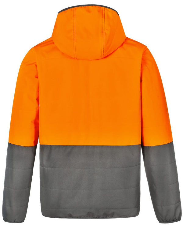 HiVis Quilted Two Tone Safety Jacket [53-SW80]