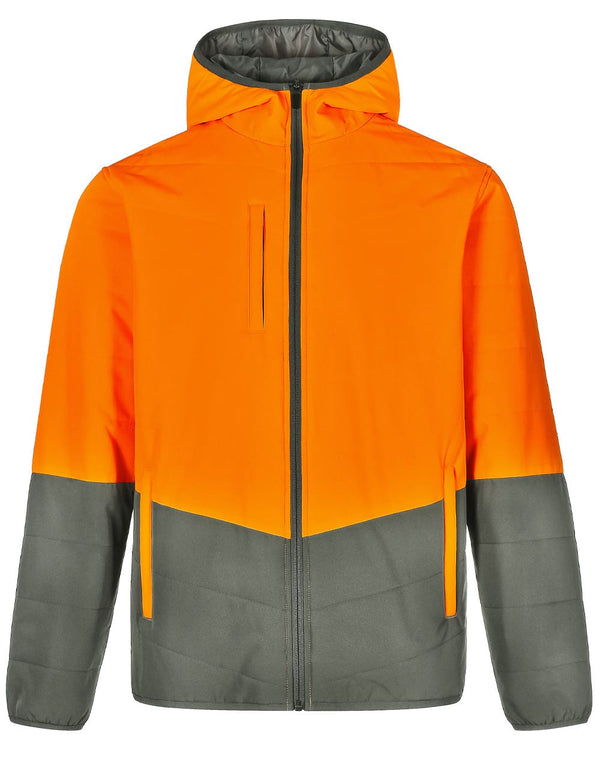 HiVis Quilted Two Tone Safety Jacket [53-SW80]