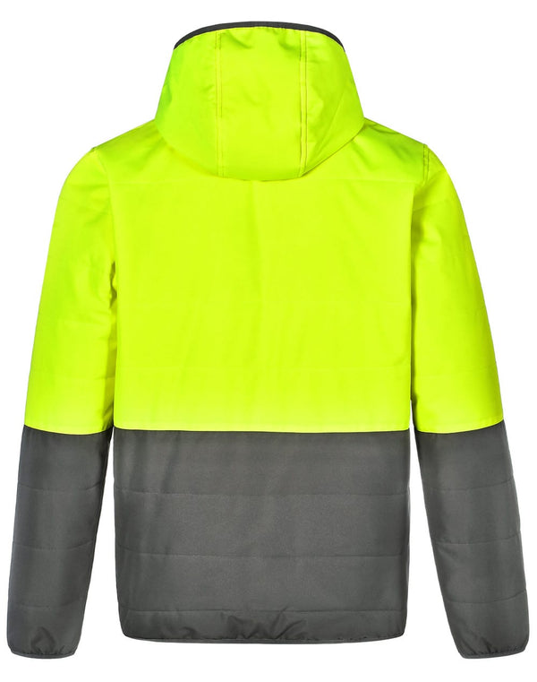 HiVis Quilted Two Tone Safety Jacket [53-SW80]
