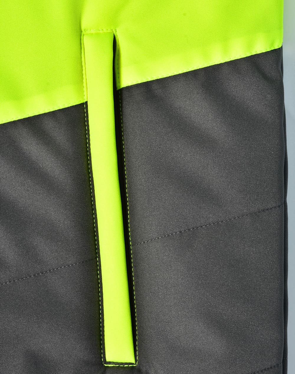 HiVis Quilted Two Tone Safety Jacket [53-SW80]