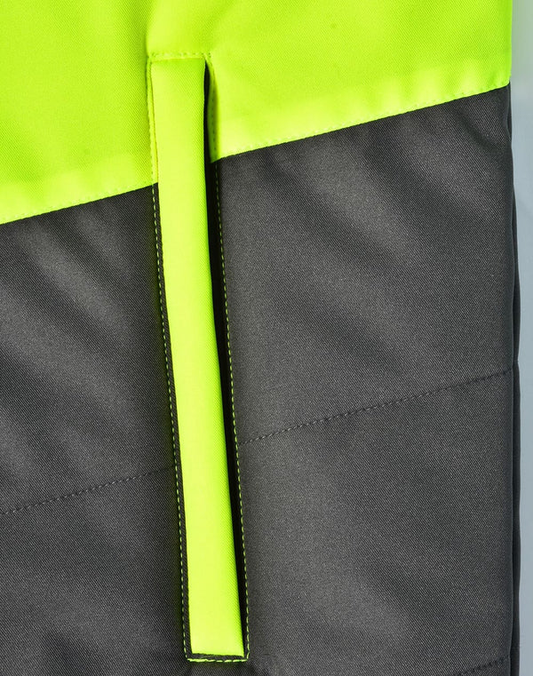 HiVis Quilted Two Tone Safety Jacket [53-SW80]
