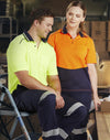Unisex HiVis Bamboo Charcoal S/S Polo [53-SW81]