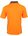 Unisex HiVis Bamboo Charcoal S/S Polo [53-SW81]