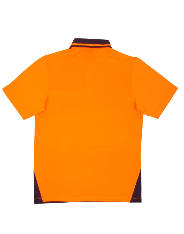 Unisex HiVis Bamboo Charcoal S/S Polo [53-SW81]