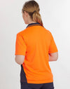 Unisex HiVis Bamboo Charcoal S/S Polo [53-SW81]