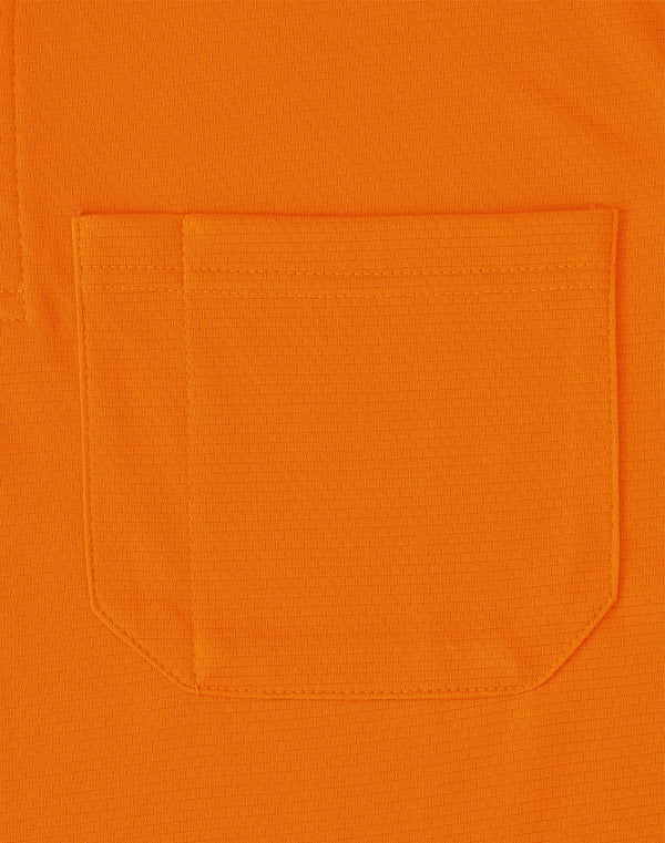 Unisex HiVis Bamboo Charcoal S/S Polo [53-SW81]