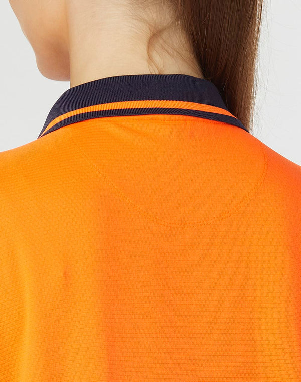 Unisex HiVis Bamboo Charcoal S/S Polo [53-SW81]