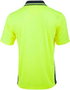 Unisex HiVis Bamboo Charcoal S/S Polo [53-SW81]