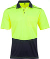Unisex HiVis Bamboo Charcoal S/S Polo [53-SW81]