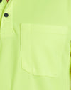 Unisex HiVis Bamboo Charcoal S/S Polo [53-SW81]