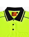 Unisex HiVis Bamboo Charcoal S/S Polo [53-SW81]