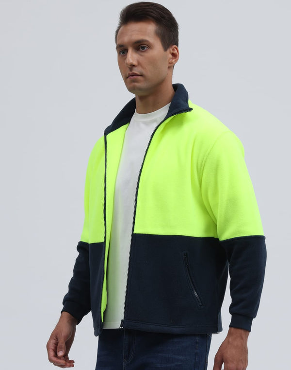 HiVis Polar Fleece Full Zip Jacket [53-SW84]