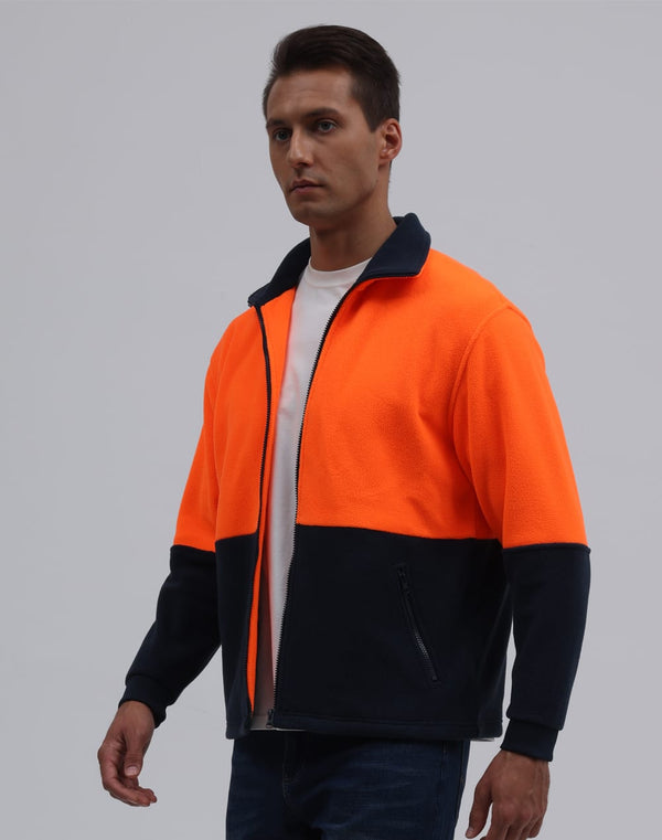 HiVis Polar Fleece Full Zip Jacket [53-SW84]