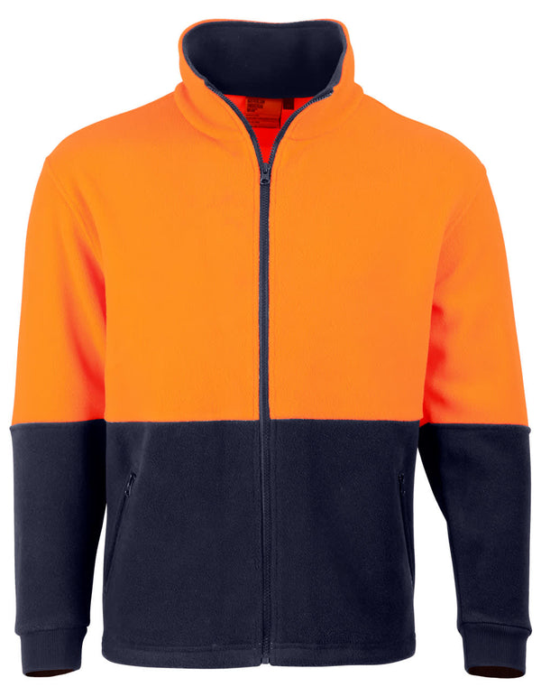 HiVis Polar Fleece Full Zip Jacket [53-SW84]