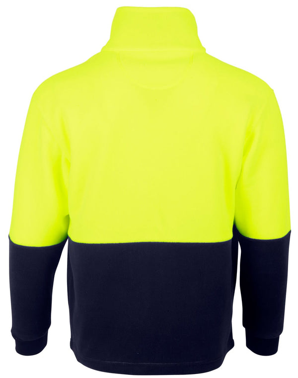 HiVis Polar Fleece Full Zip Jacket [53-SW84]