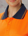 Unisex Cooldry Segmented Ss Polo [53-SW85]