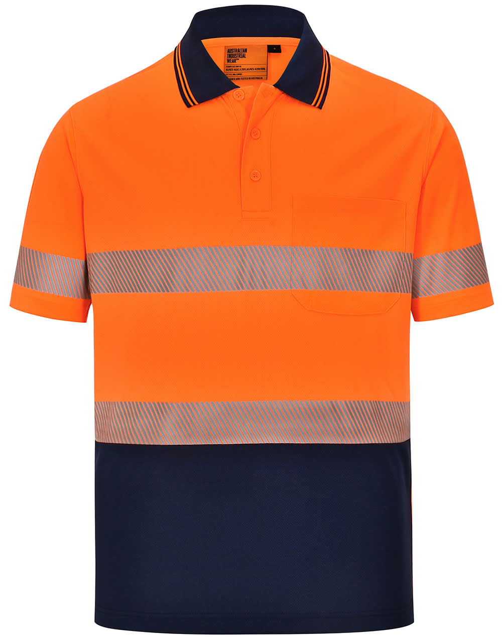 Unisex Cooldry Segmented Ss Polo [53-SW85]