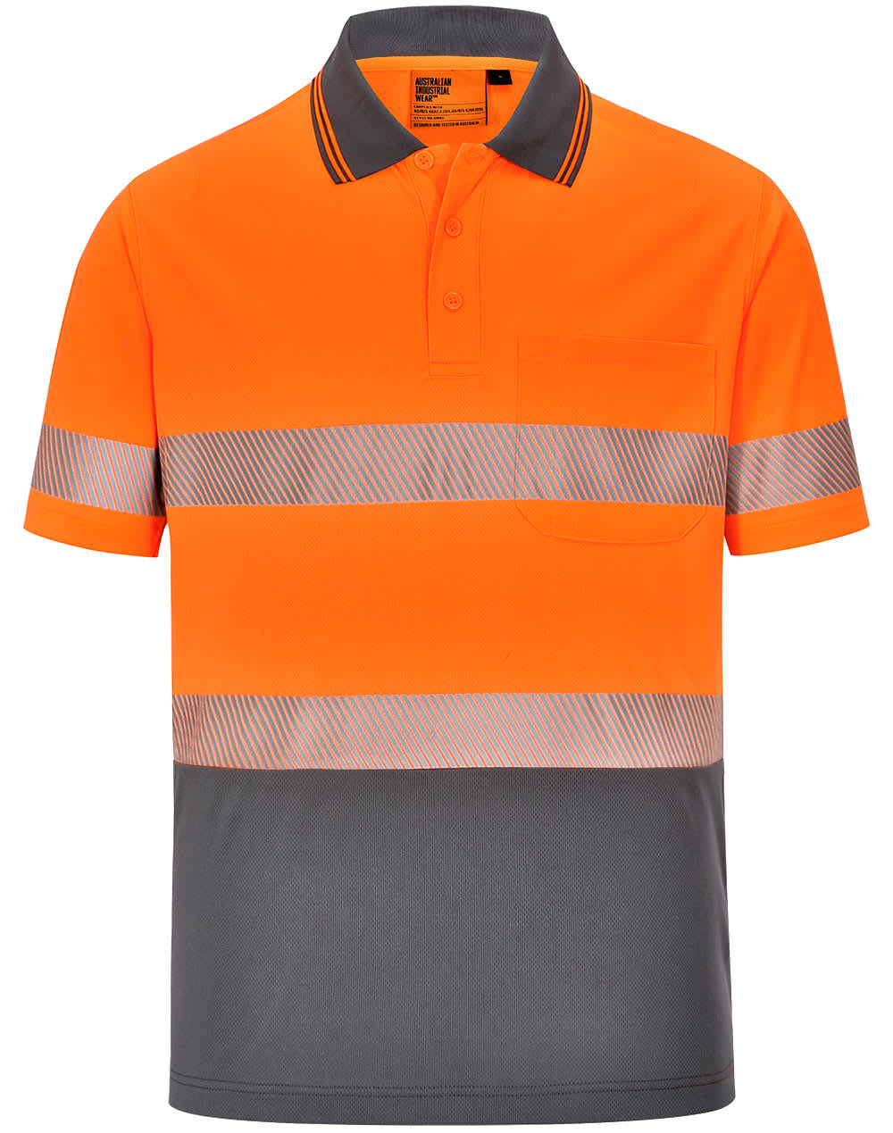 Unisex Cooldry Segmented Ss Polo [53-SW85]