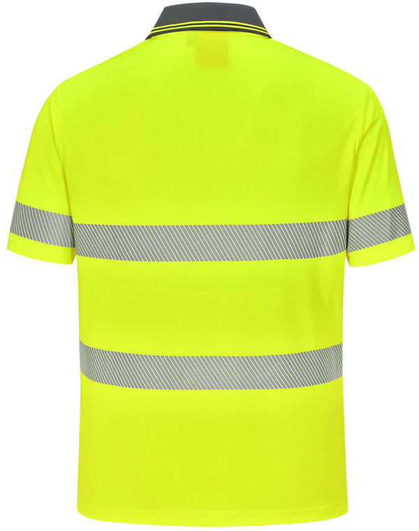 Unisex Cooldry Segmented Ss Polo [53-SW85]
