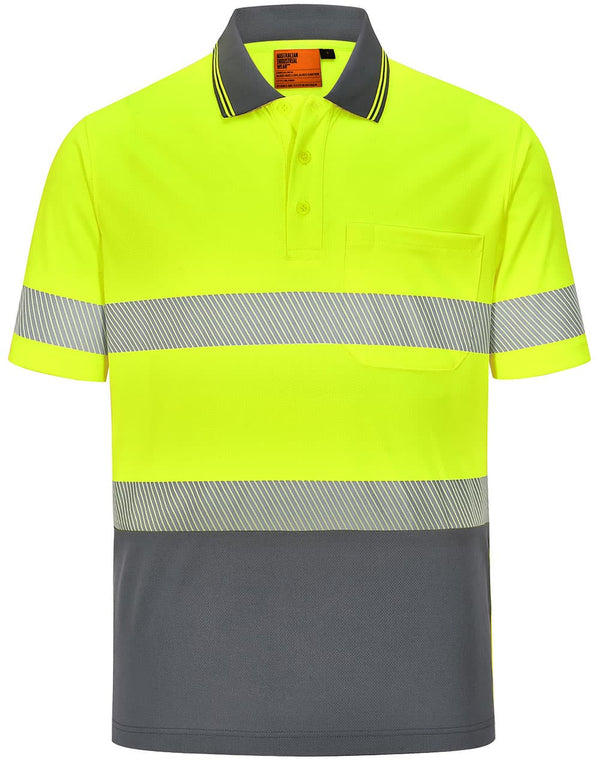 Unisex Cooldry Segmented Ss Polo [53-SW85]