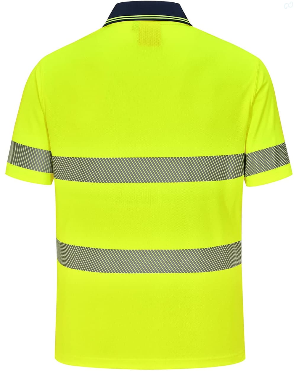 Unisex Cooldry Segmented Ss Polo [53-SW85]