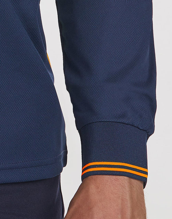 Unisex Cooldry Segmented Ls Polo [53-SW86]