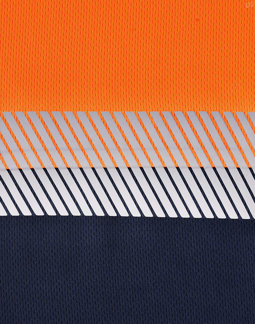 Unisex Cooldry Segmented Ls Polo [53-SW86]