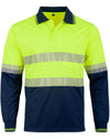 Unisex Cooldry Segmented Ls Polo [53-SW86]