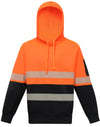 HiVis Two Tone Safety Hoodie With Segmented Tapes [53-SW88]
