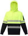HiVis Two Tone Safety Hoodie With Segmented Tapes [53-SW88]